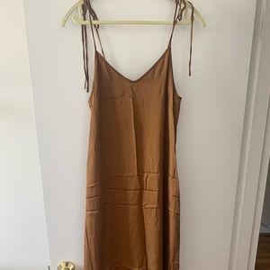 & Other Stories Silk Slip Dress